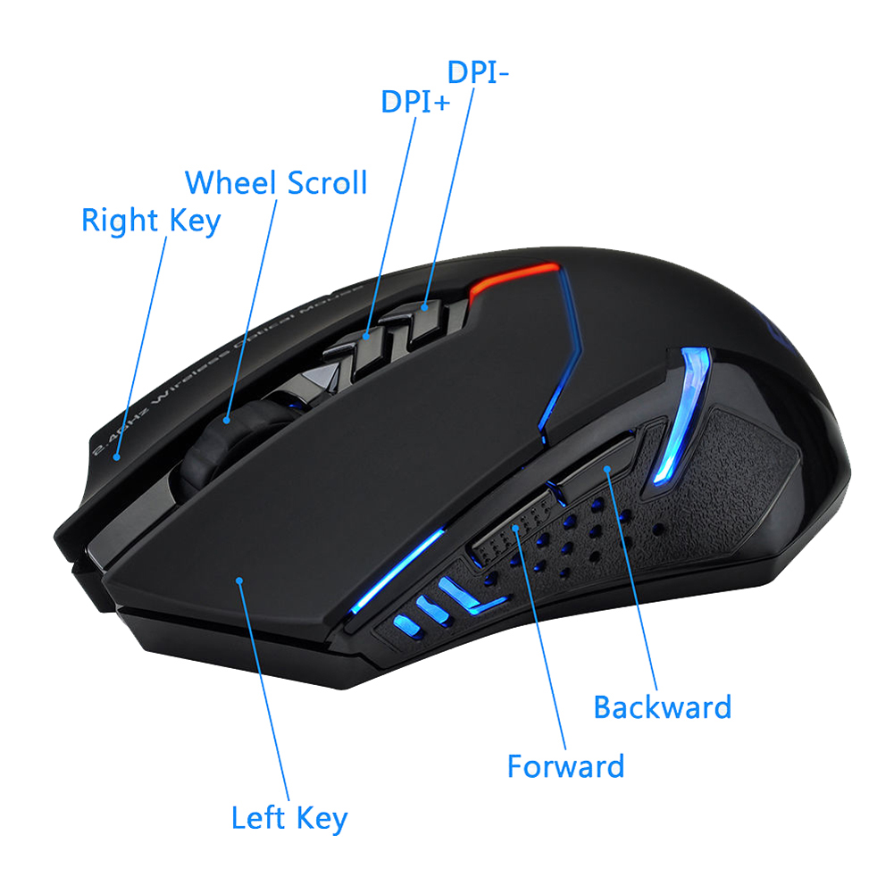 Laptop Mouse - 2.4 جيجا هرتز ماوس لاسلكي الفئران