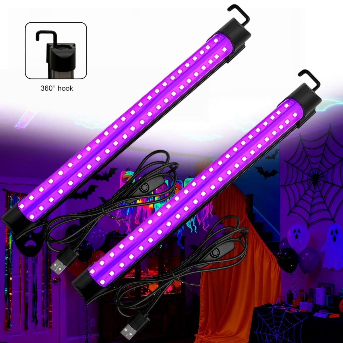 أنبوب إضاءة أسود 5 واط/10 واط، - مراجعة Usb Hub وسعره